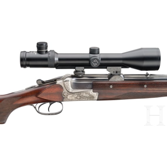 Bockdoppelb&uuml;chse Merkel, Suhl, Mod. 221E, mit ZF Zeiss