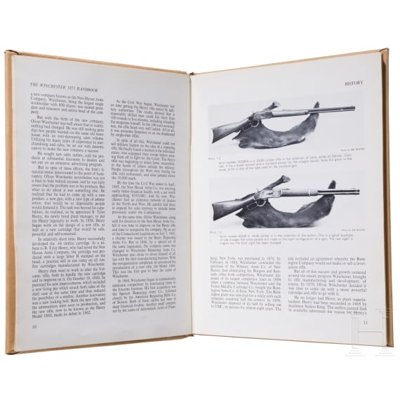Winchester Mod. 1873, Rifle, dazu Handbuch zur Winchester 1873