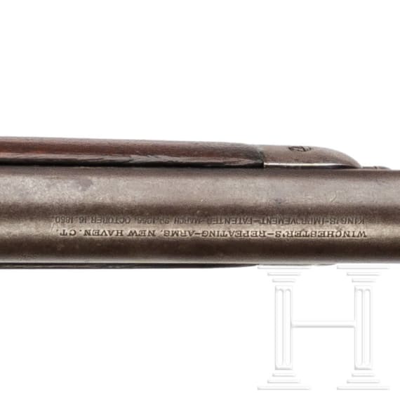 Winchester Mod. 1873, Rifle, dazu Handbuch zur Winchester 1873