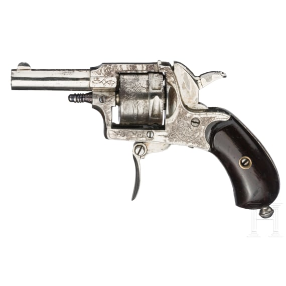 A cased Bulldog-Revolver by an unknown maker
