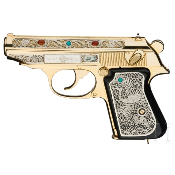 A Norinco Mod 64, engraved, in jewelry box