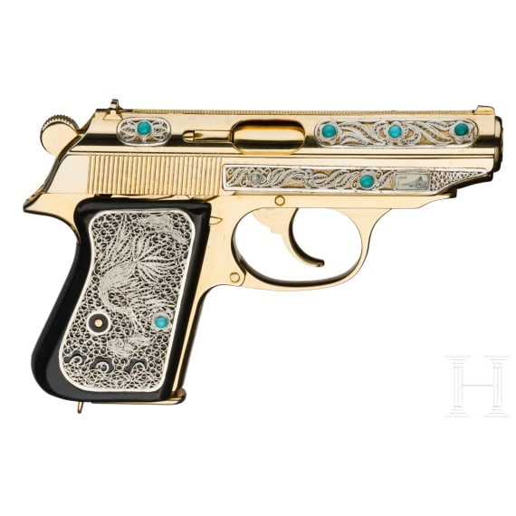 A Norinco Mod 64, engraved, in jewelry box