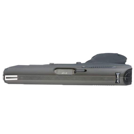 Heckler & Koch Mod. VP 70 Z, 1. Ausf&uuml;hrung, mit Anschlagschaft und Beriemung, dazu Magazintasche