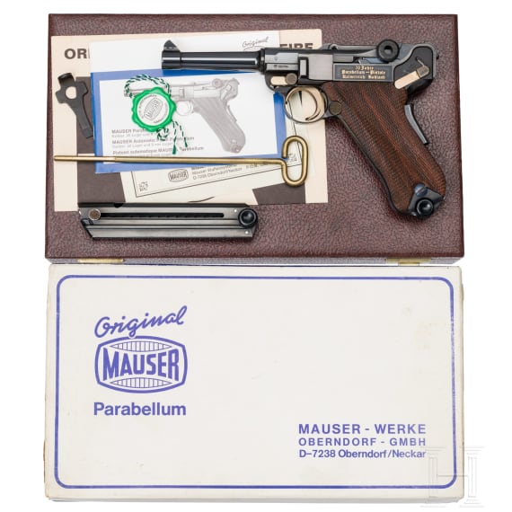 Mauser Erinnerungsmodell "Kaiserreich Russland", im Lederkoffer