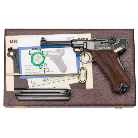 Mauser Erinnerungsmodell "Kaiserreich Russland", im Lederkoffer