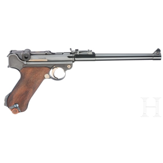 Mauser Erinnerungsmodell Lange Pistole 08, im Lederkoffer