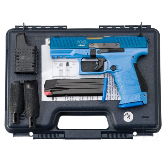 Walther Mod. PPQ &bdquo;Bluegun", in Koffer