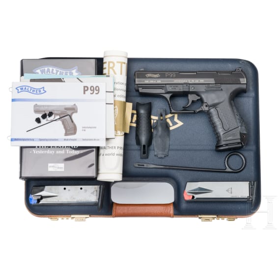 Walther Mod. P 99 Gedenkausgabe zum Jahr 2000, im Koffer