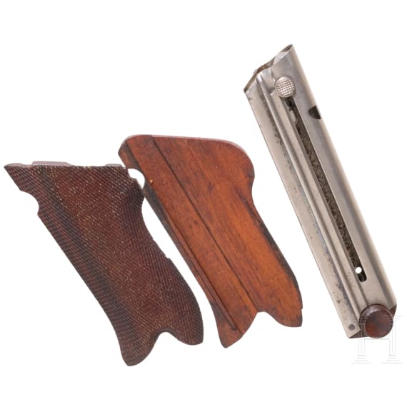 Griffschalen f&uuml;r Parabellum 1906 und Magazin