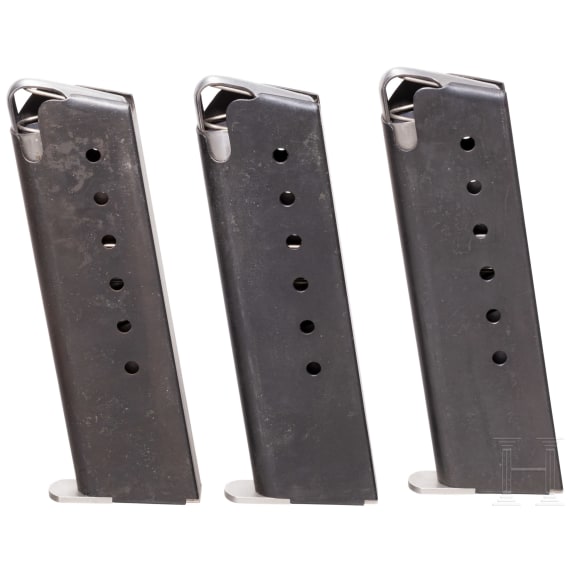Drei Magazine f&uuml;r Korriphila HSP 701, .45ACP