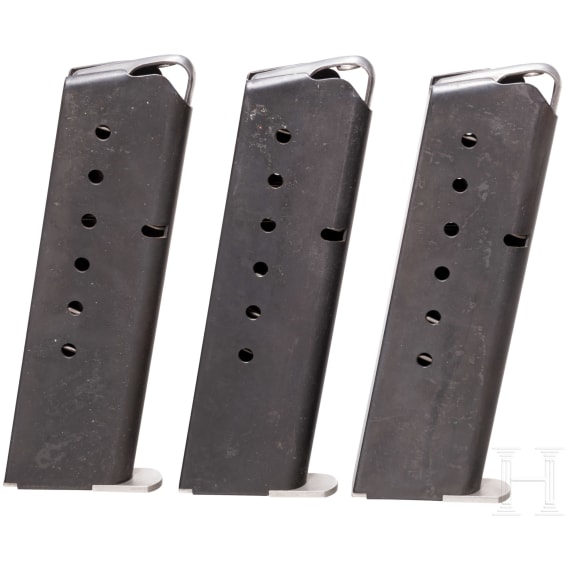 Drei Magazine f&uuml;r Korriphila HSP 701, .45ACP