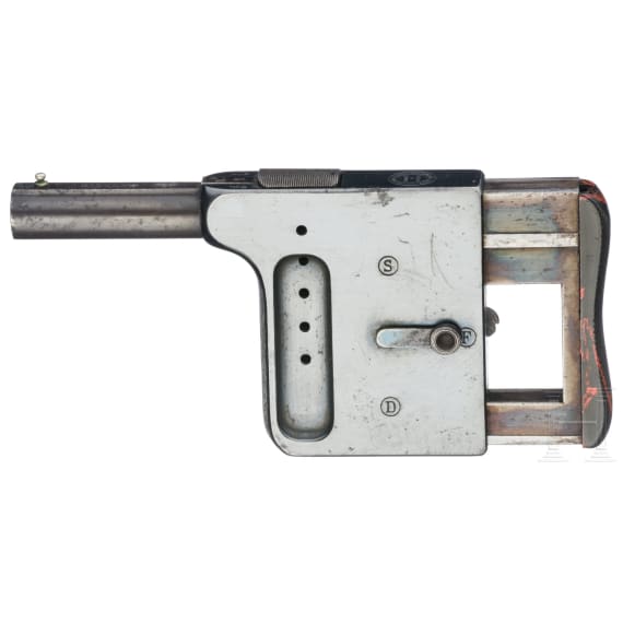 A Manufrance Gaulois No. 1 palm pistol