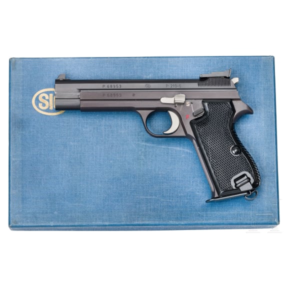 SIG P210-6, im Karton