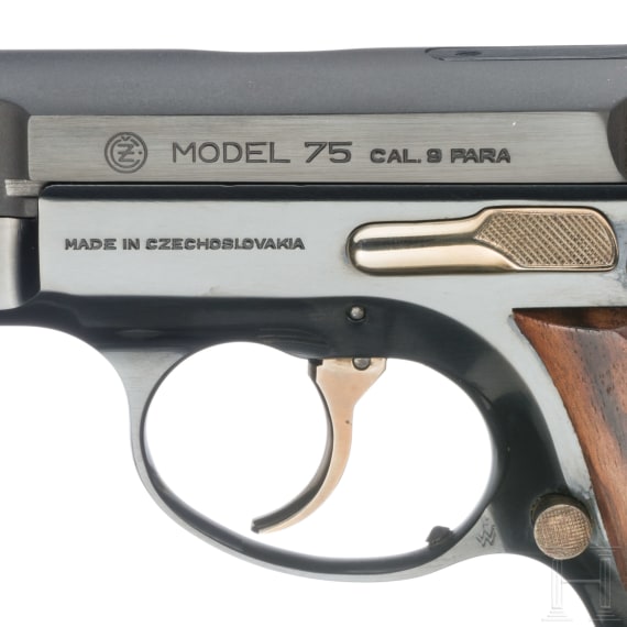 A CZ Mod. 75 with target sights