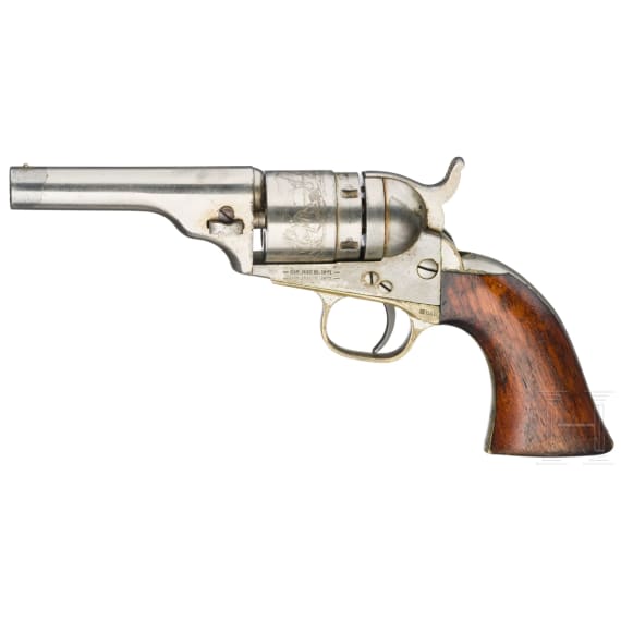Colt Small Frame Conversion 1872, vernickelt