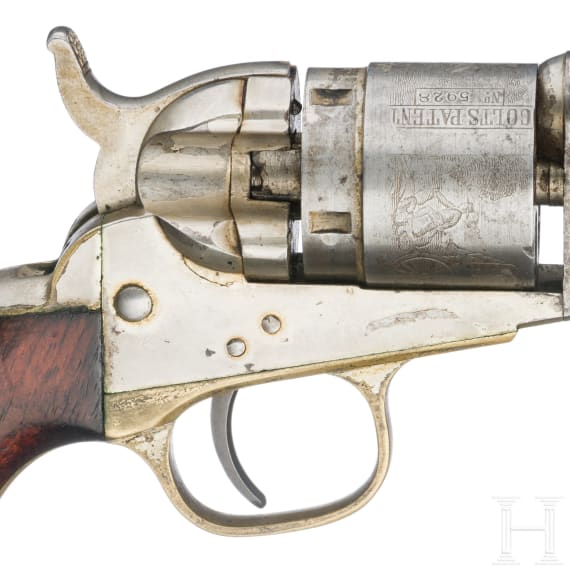 Colt Small Frame Conversion 1872, vernickelt
