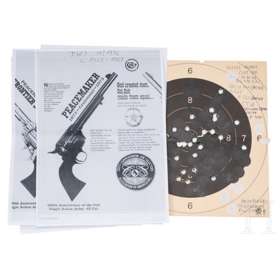 Colt SAA Frontier Six Shooter Peacemaker Centennial, im Lederkoffer
