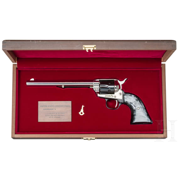 Colt Mod. Peacemaker Buntline, in Holzkassette