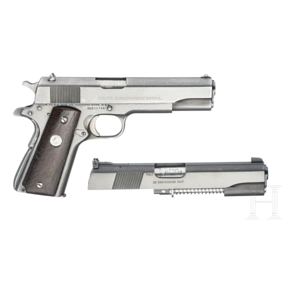 A Colt's Mark IV / Series 70, Government Model, with conversion kit