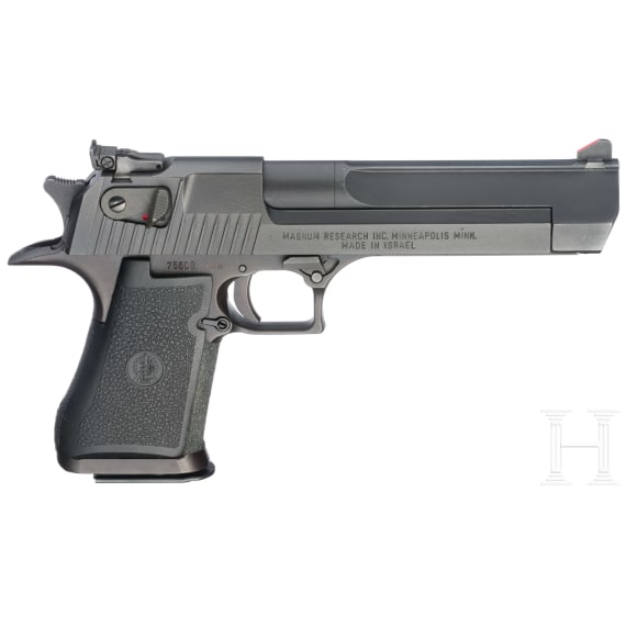 An IMI Desert Eagle, in box
