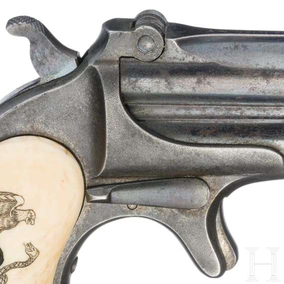 A Remington-Elliot Over/Under "Double Barrel Repeater"