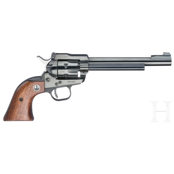 A Ruger Single Six, with a conversion cylinder and box