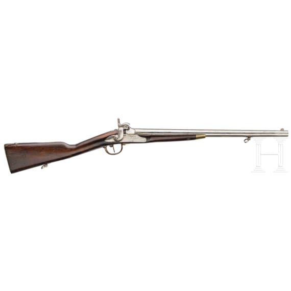 A converted percussion carbine. circa 1820