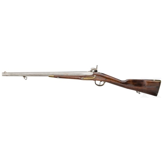 A converted percussion carbine. circa 1820