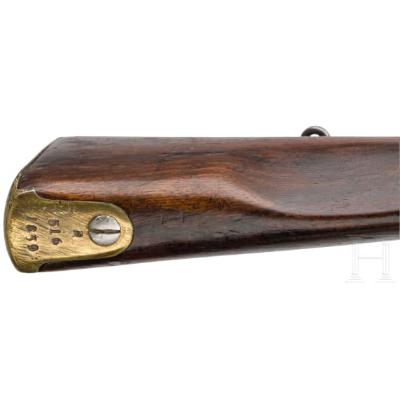 A converted percussion carbine. circa 1820