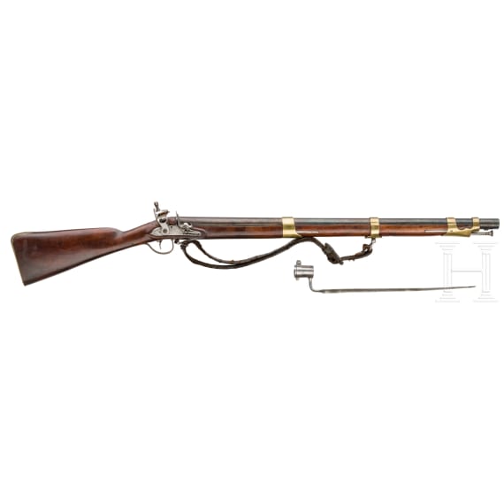 A cadet rifle M 1777/1801 with bayonet
