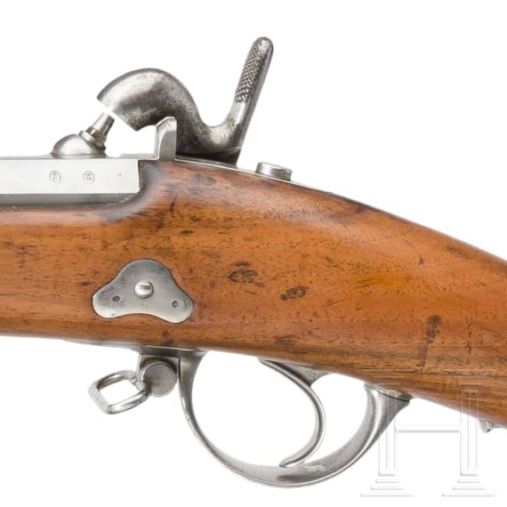 A voltigeur rifle M 1857 by Mutzig, 1866