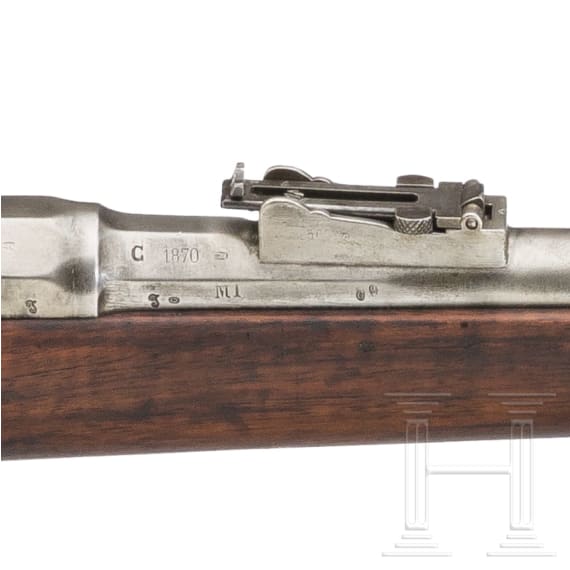 A Chassepot infantry needle-fire rifle M 1866, Ch&acirc;tellerault