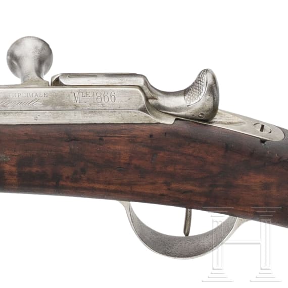 A Chassepot infantry needle-fire rifle M 1866, Ch&acirc;tellerault