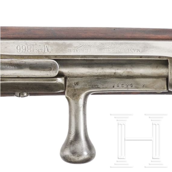 A Chassepot infantry needle-fire rifle M 1866, Ch&acirc;tellerault