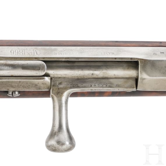 A Chassepot infantry needle-fire rifle M 1866, Ch&acirc;tellerault