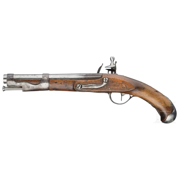 Steinschlo&szlig;pistole M 1763/66, 3. Modell, Charleville, um 1790