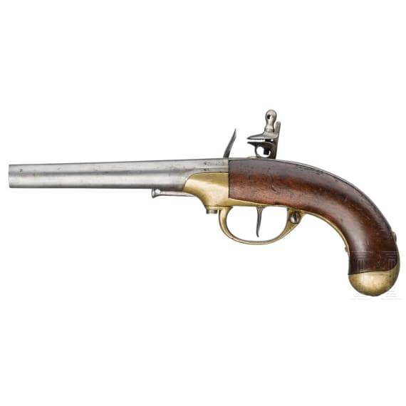 Kavallerie-Steinschlo&szlig;pistole M 1777, 2. Modell, St. &Eacute;tienne, um 1785