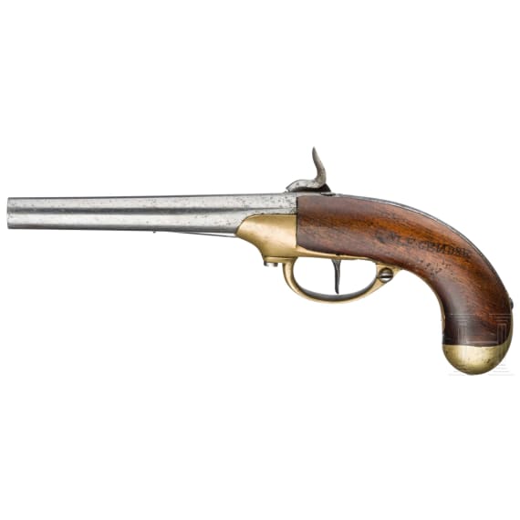 Aptierte Kavalleriepistole M 1777, 2. Modell, St. &Eacute;tienne, um 1885