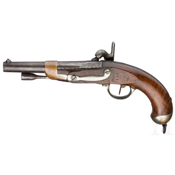 A cavalry pistol M 1822 T bis neuf, Chatellerault