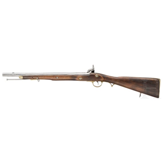 A carbine, similar to the Junior cadet's M 1843, with bayonet