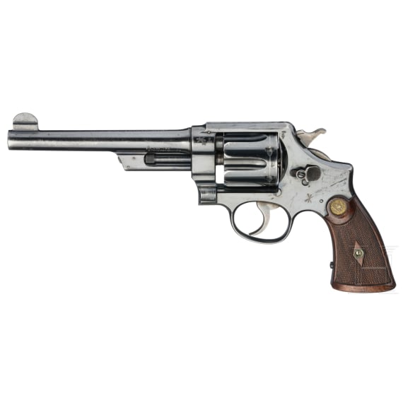 A Smith & Wesson ,455 Mark II Hand Ejector 1st Model