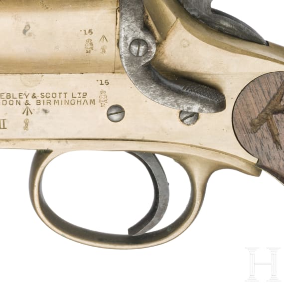A Webley & Scott Mk III Flare Gun