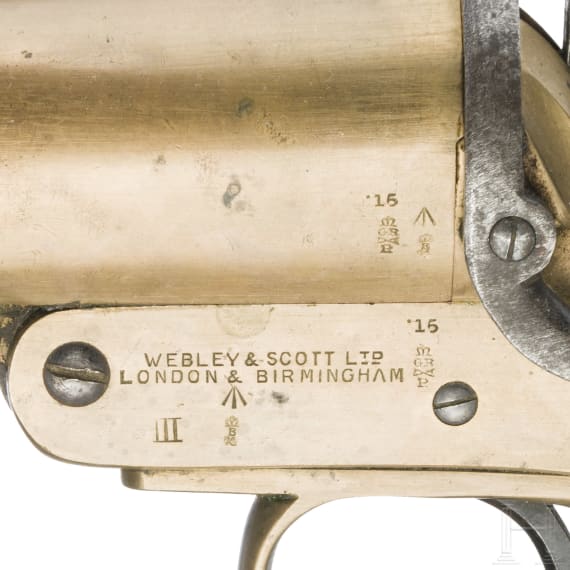 A Webley & Scott Mk III Flare Gun