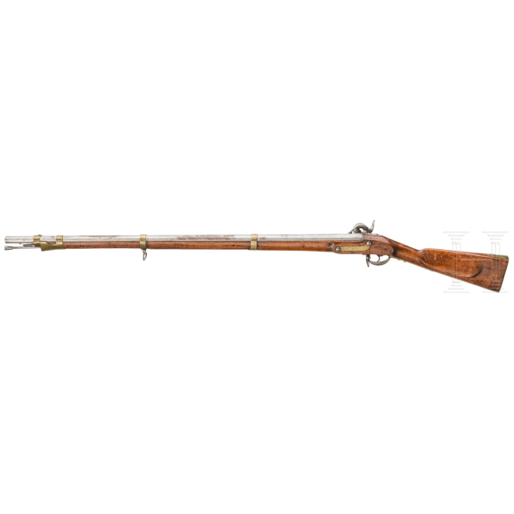 A cadet rifle, Augustin system, mid-19th century