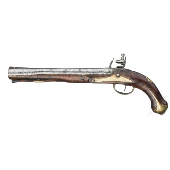 Marinepistole mit Tromblonlauf, um 1750