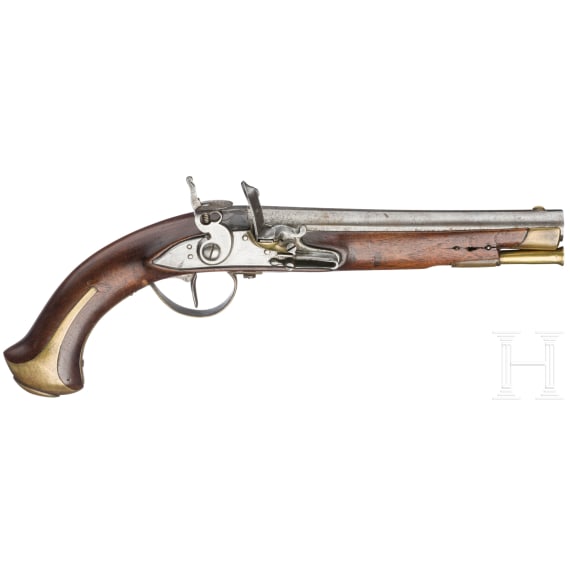 Infanterie-Offizierspistole M 1798 mit Pfannensicherung