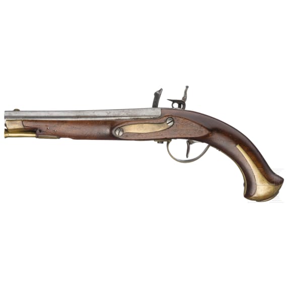 Infanterie-Offizierspistole M 1798 mit Pfannensicherung