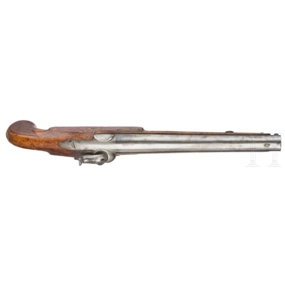 Perkussionspistole mit Gelenkladestock, Ferdinand Fruwirth, circa 1850