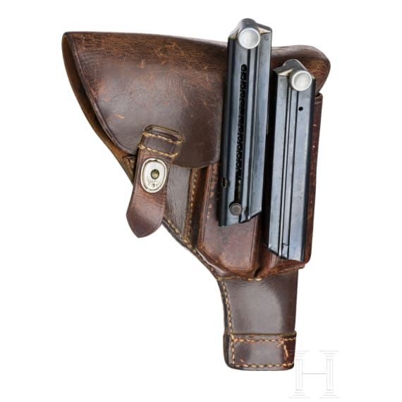 Parabellum Mauser 1940, Commercial, mit Tasche, Schweden-Kontrakt