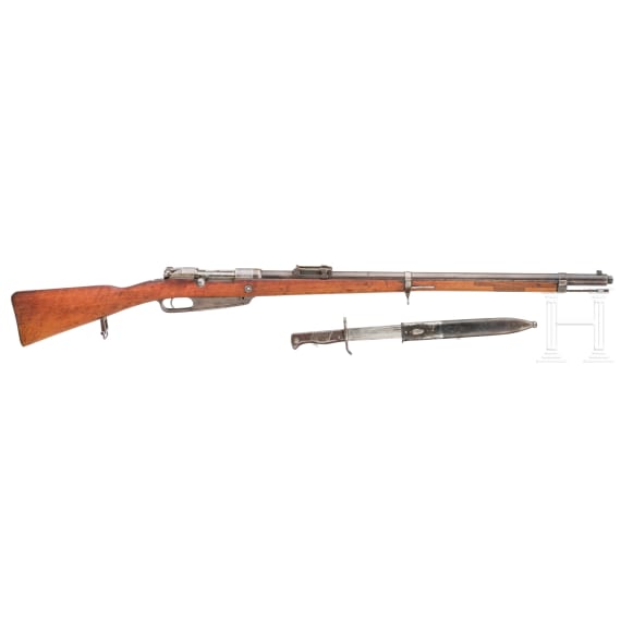A Loewe Mod. Gewehr 88/05, with bayonet